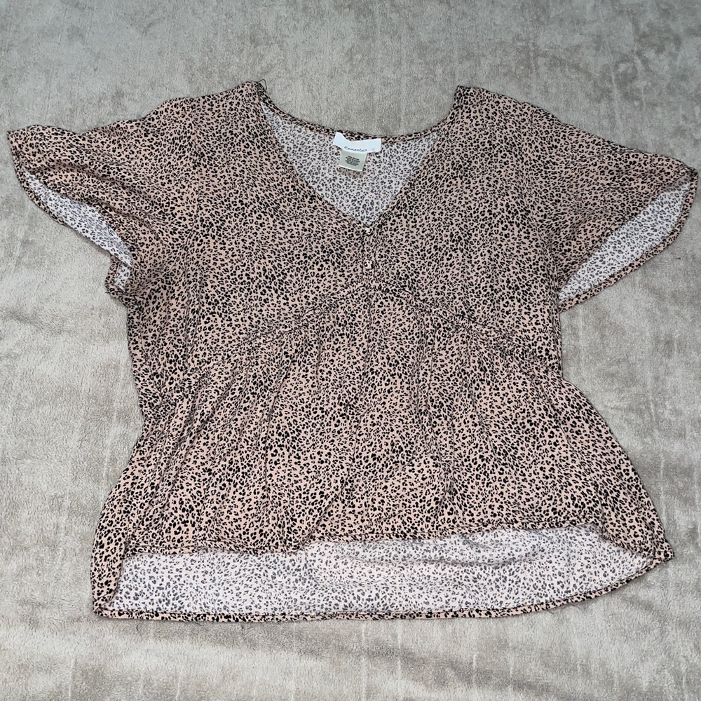 Cute animal print blouse